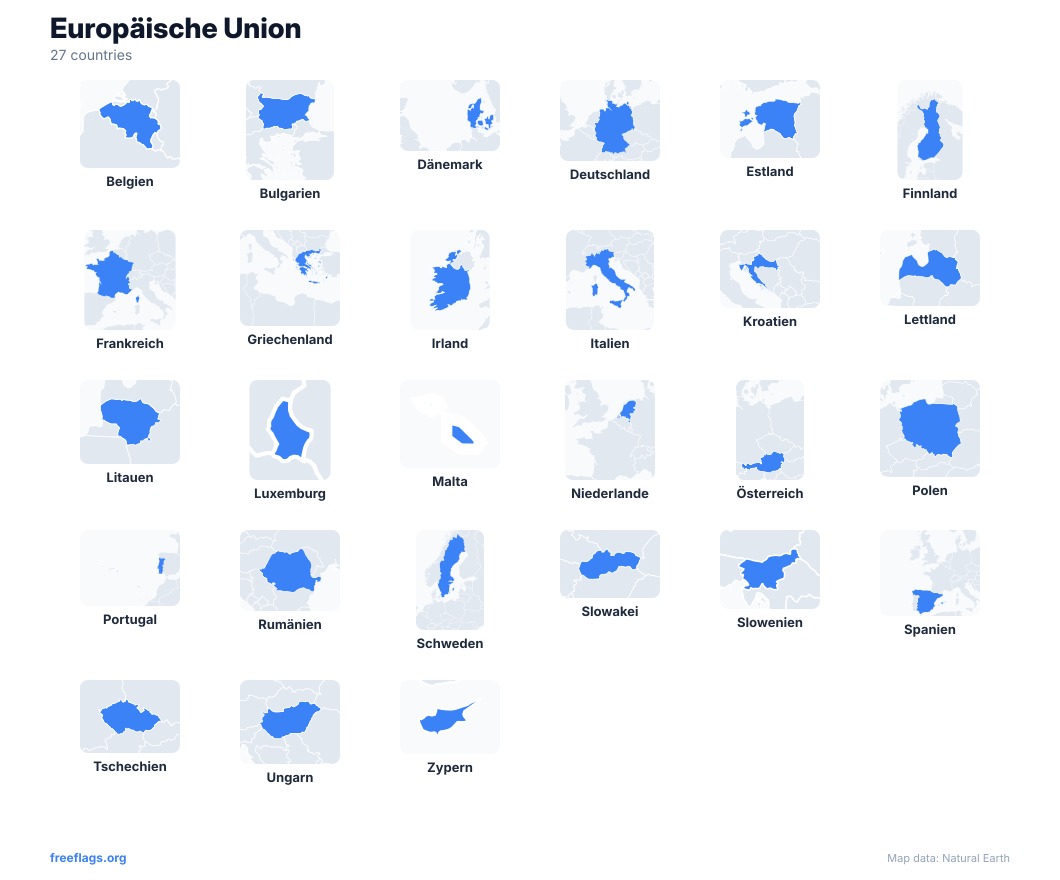 Europäische Union Länderformen