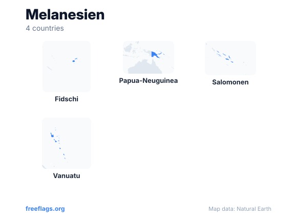 Melanesien Länderformen