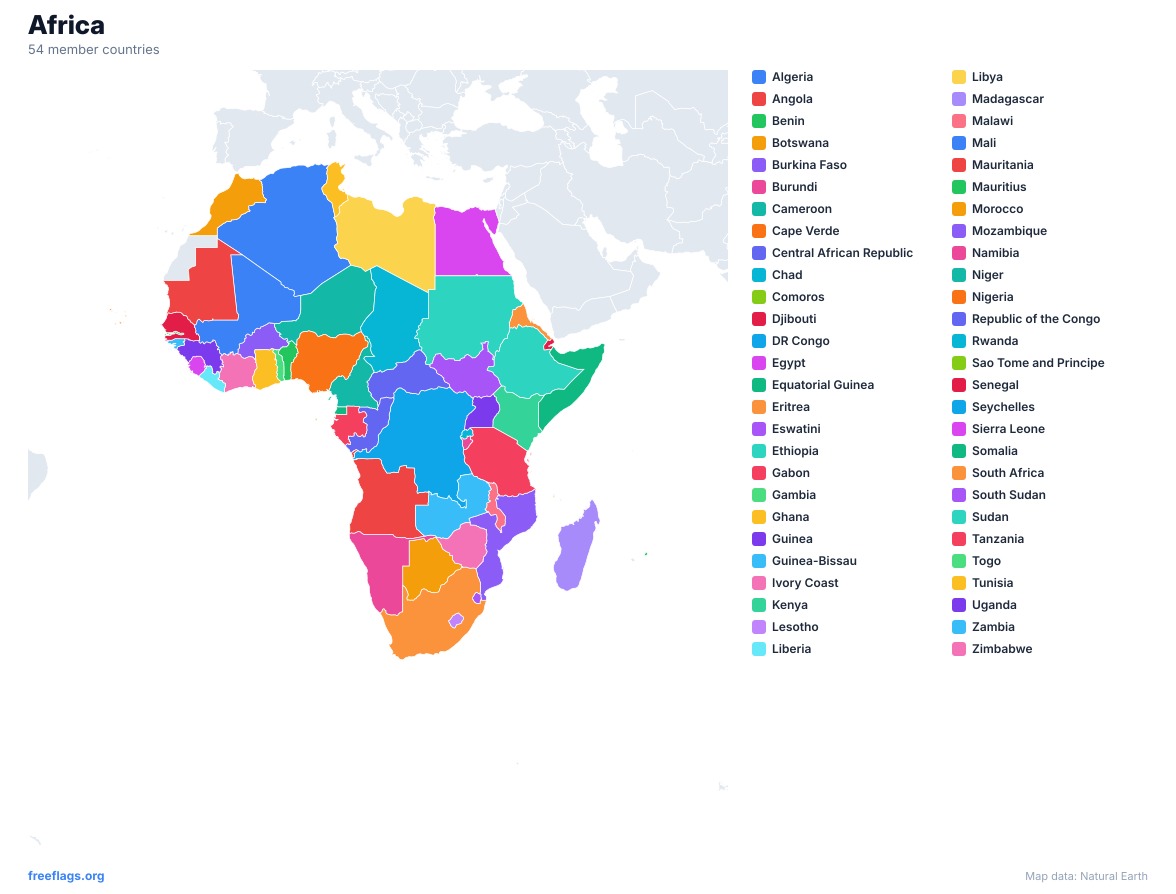Africa Regional Map