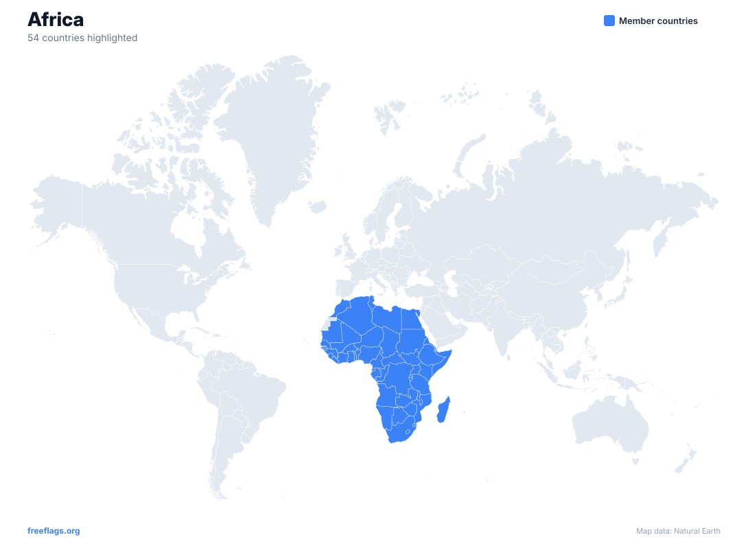 Africa World Map
