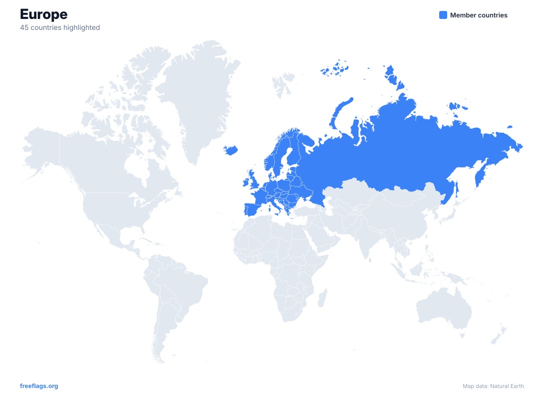Europe World Map