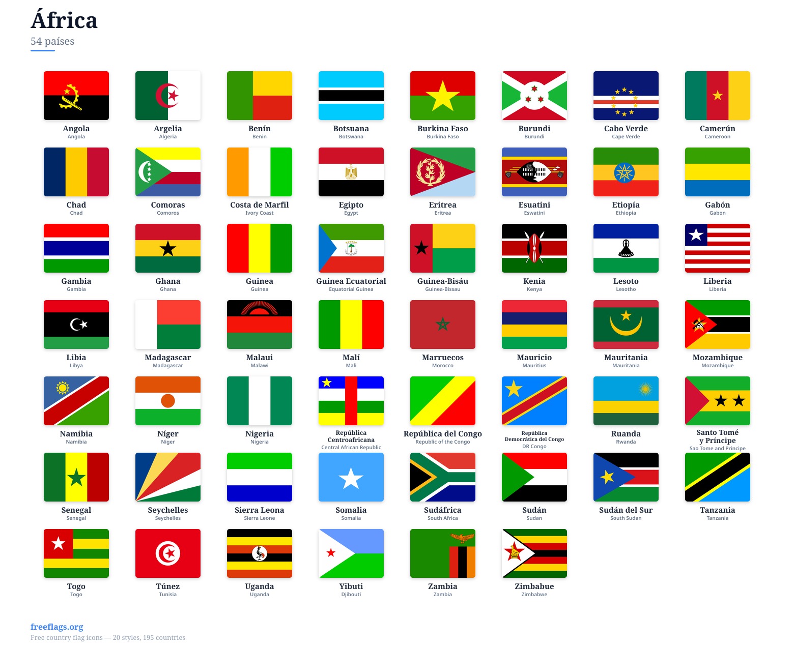 África Banderas