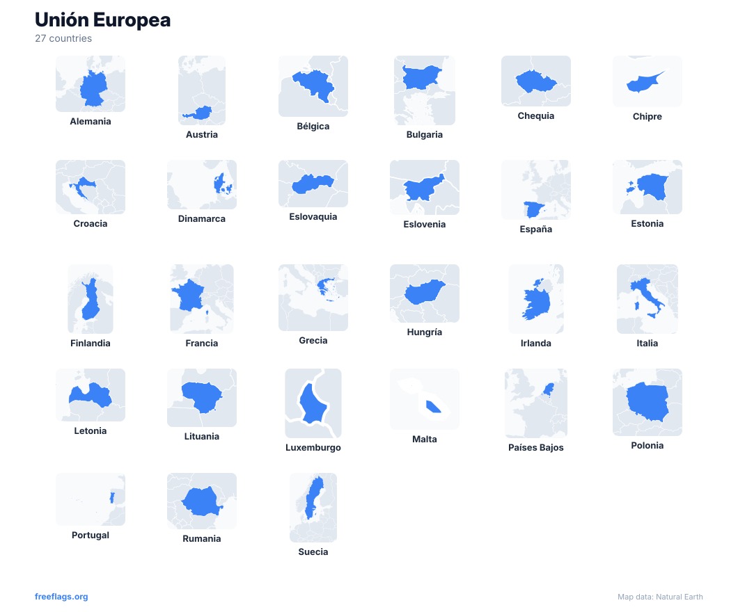 Unión Europea Siluetas