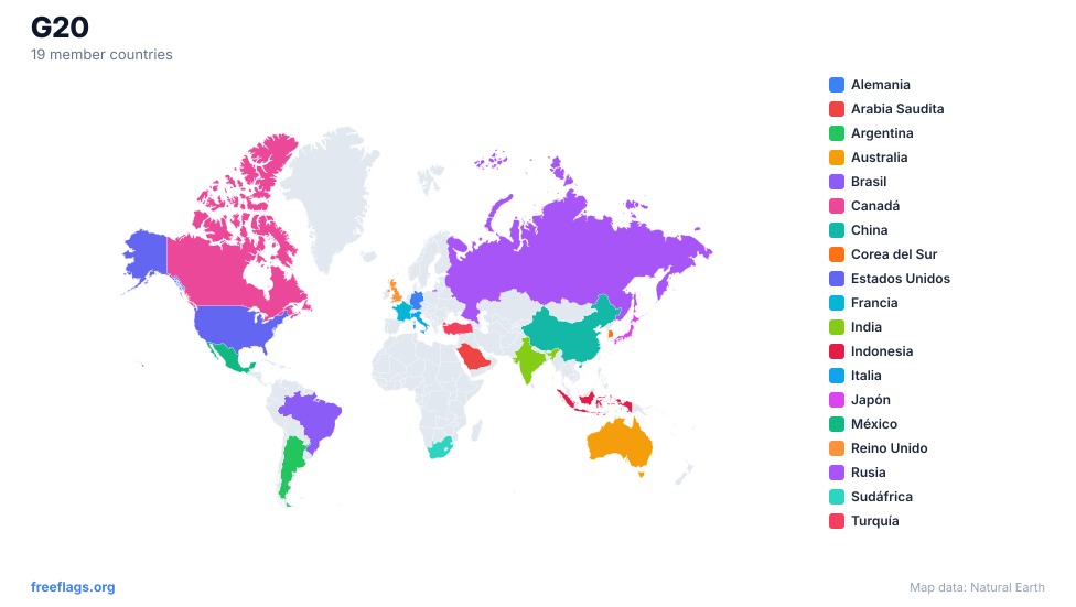 G20 Mapa Regional