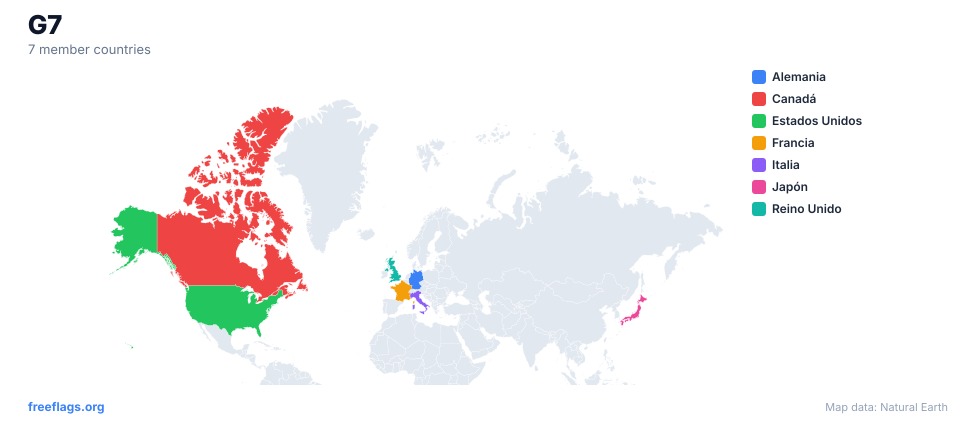 G7 Mapa Regional