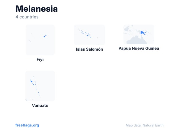 Melanesia Siluetas