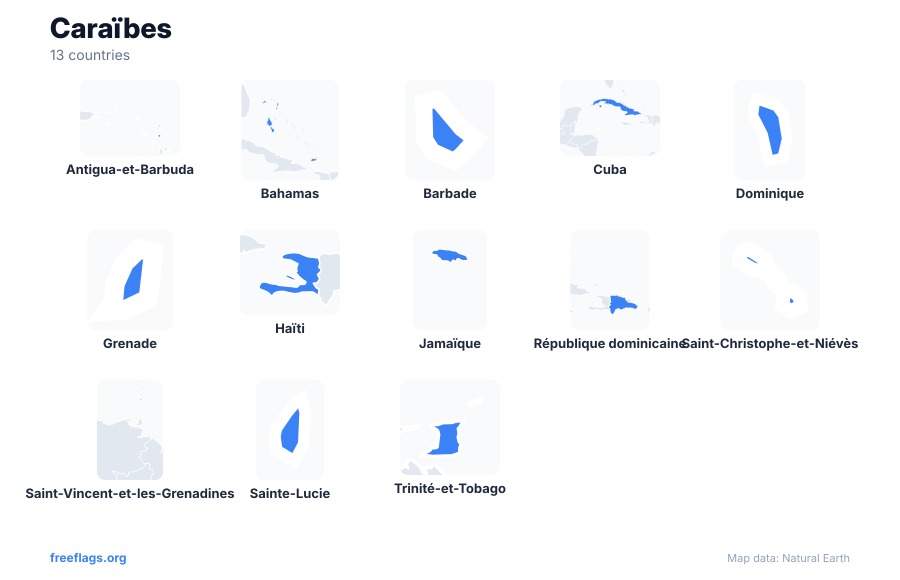Caraïbes Silhouettes