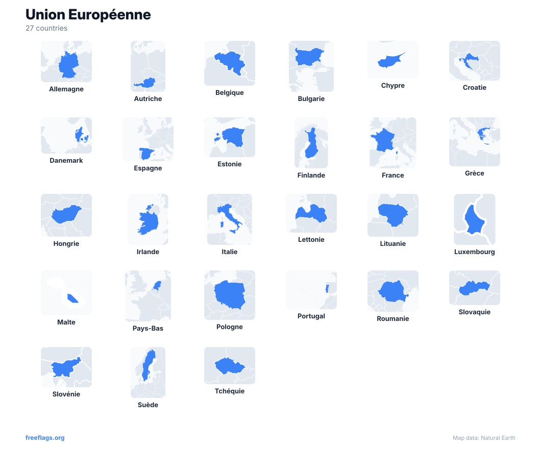 Union Européenne Silhouettes