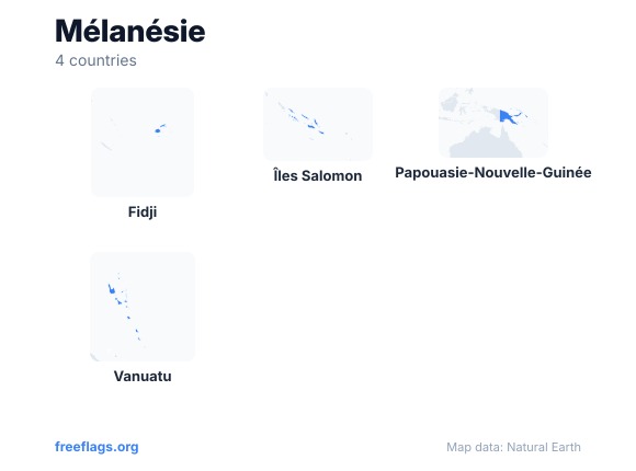 Mélanésie Silhouettes