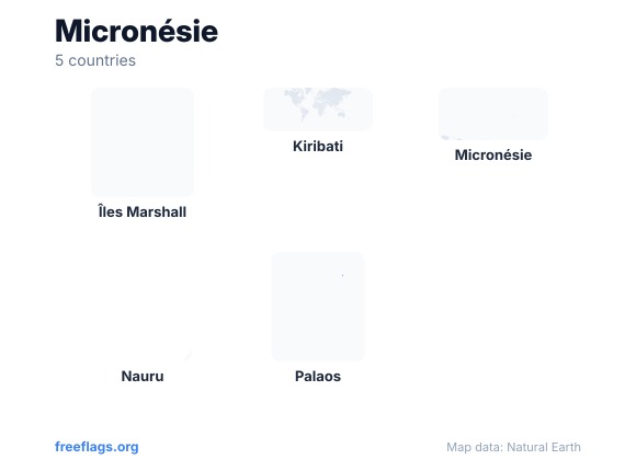 Micronésie Silhouettes