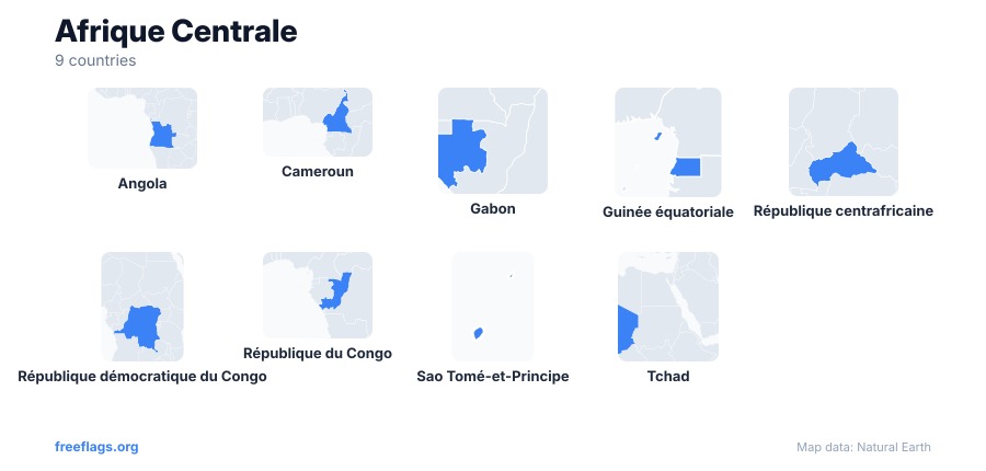 Afrique Centrale Silhouettes
