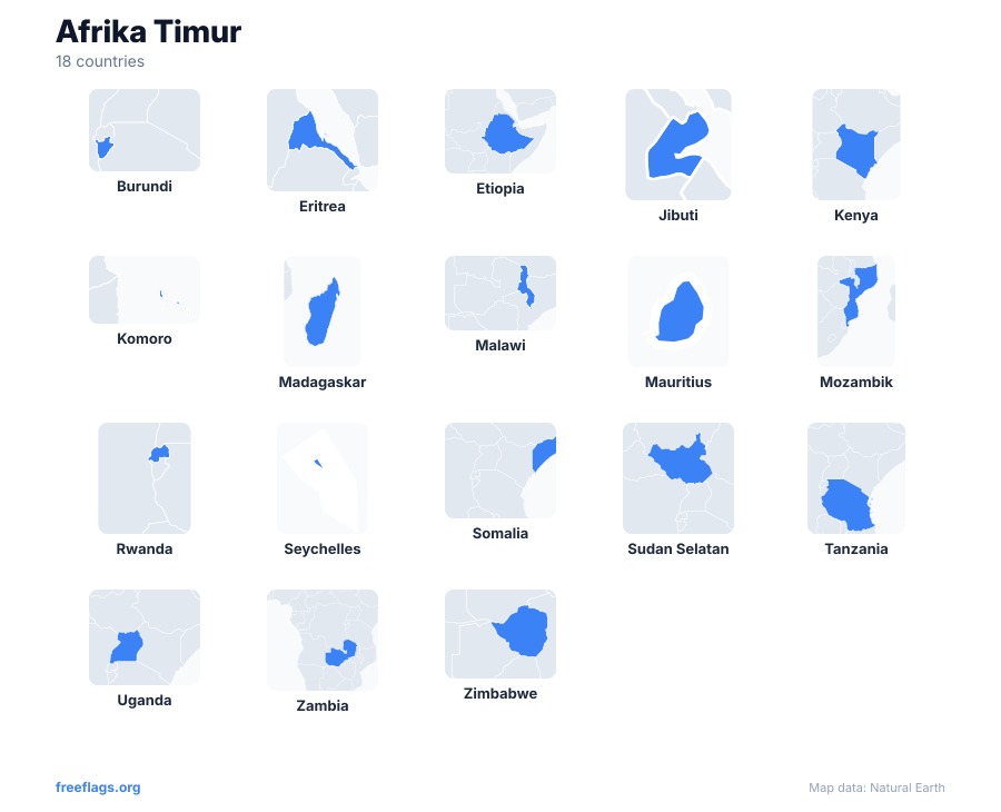 Afrika Timur Bentuk Negara