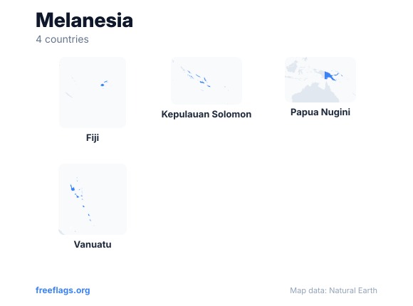 Melanesia Bentuk Negara