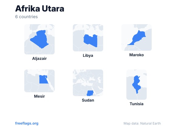 Afrika Utara Bentuk Negara