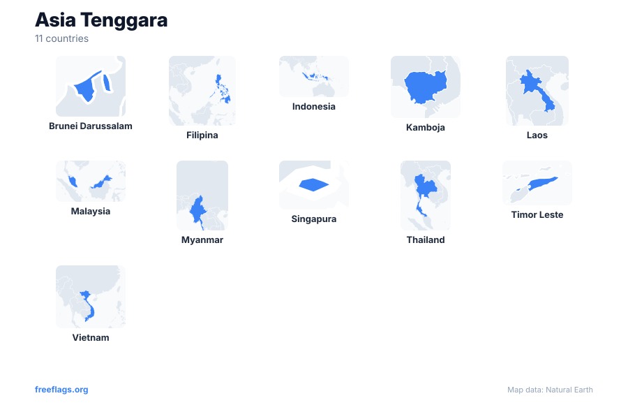 Asia Tenggara Bentuk Negara