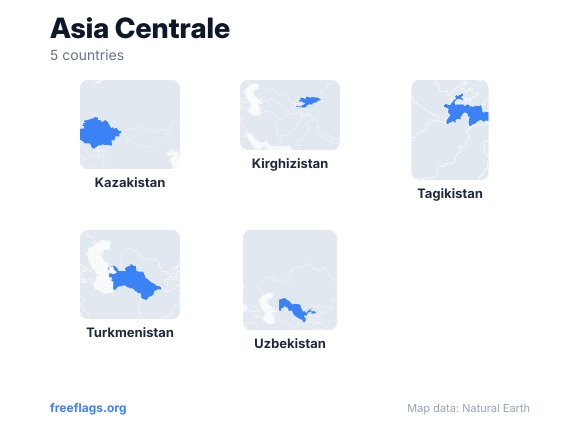 Asia Centrale Sagome