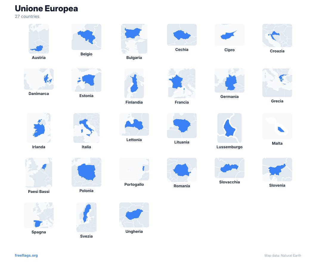 Unione Europea Sagome