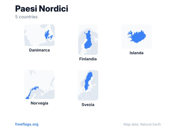 Paesi Nordici Sagome
