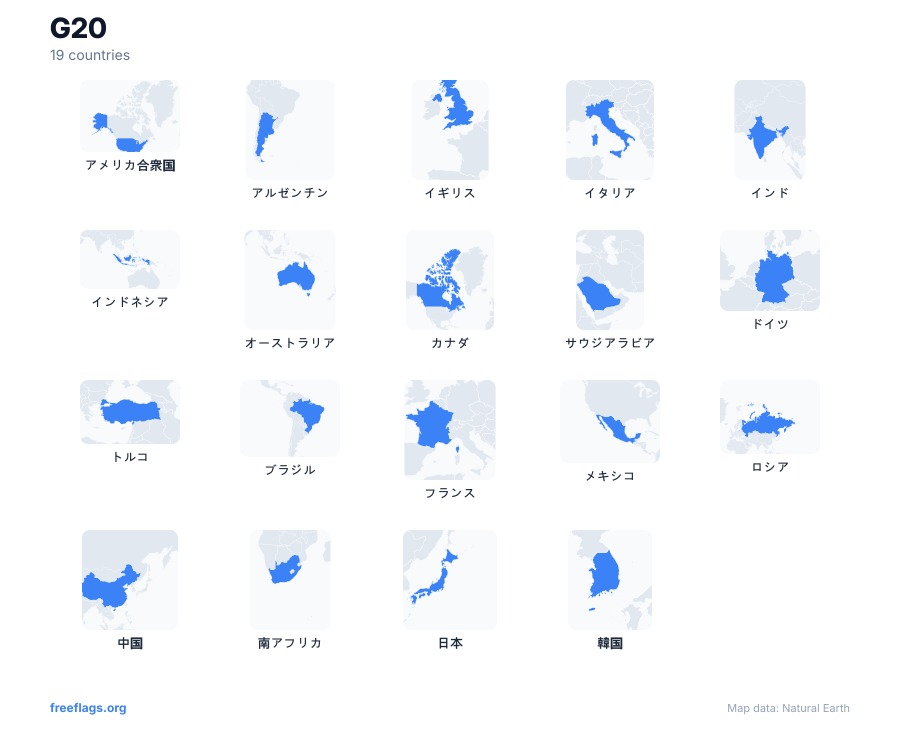 G20 国の形