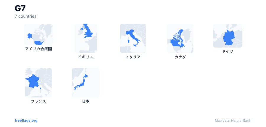 G7 国の形