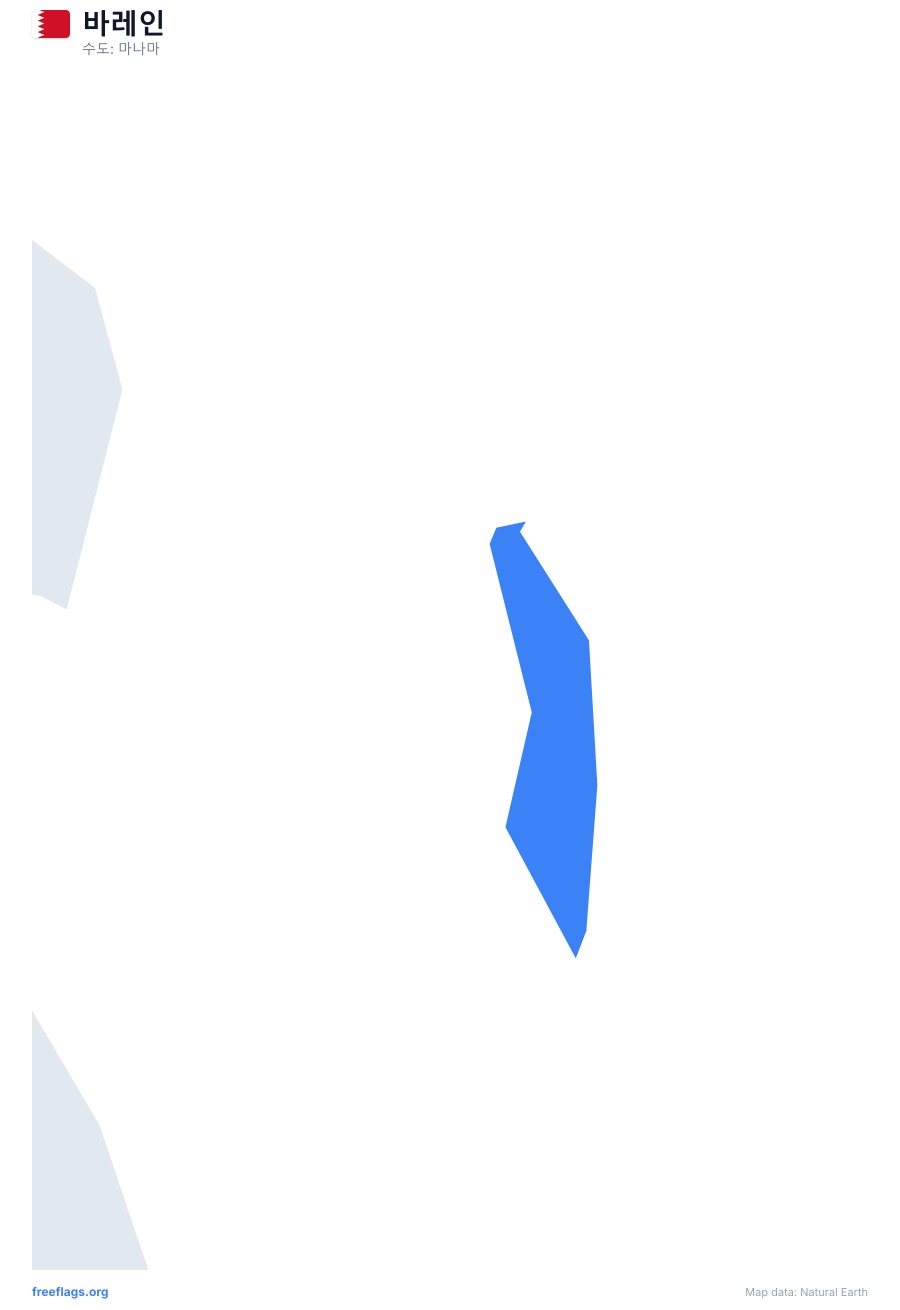 바레인 map poster