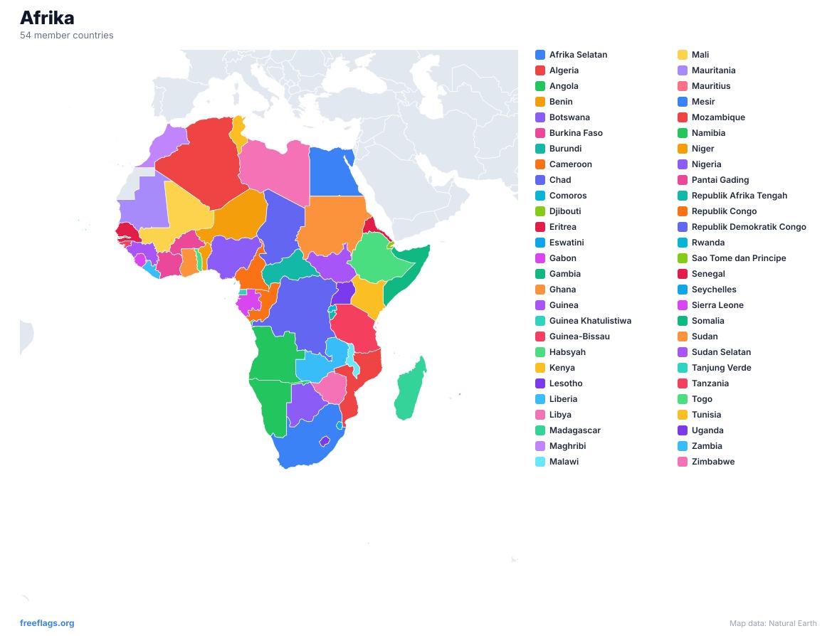 Afrika Peta Serantau