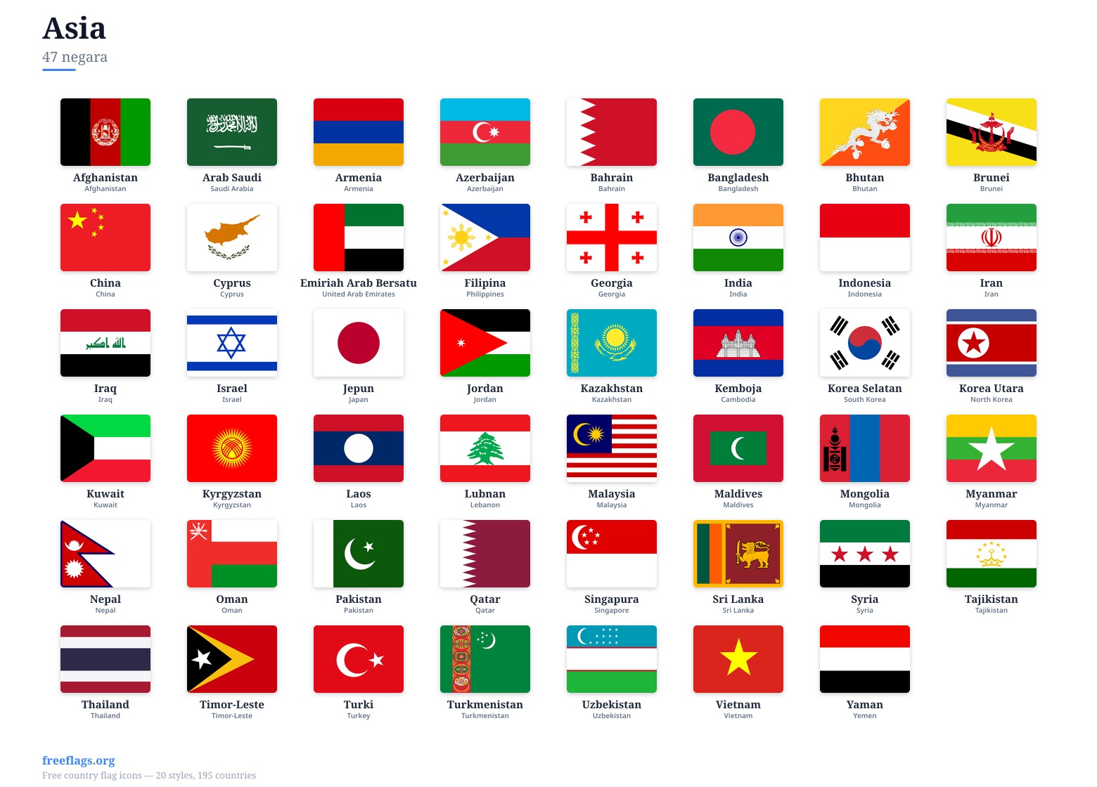Asia Bendera Ahli