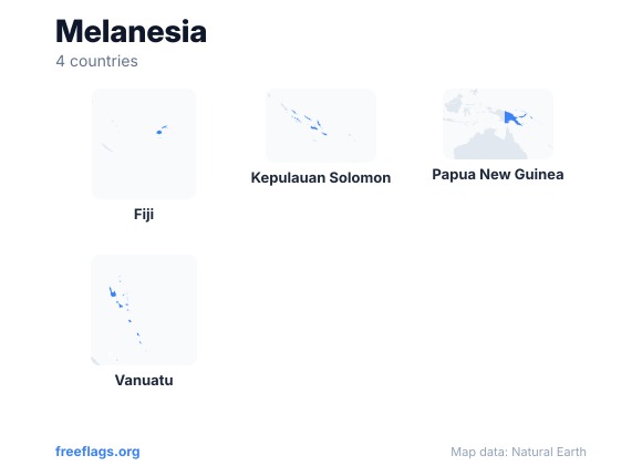 Melanesia Bentuk Negara