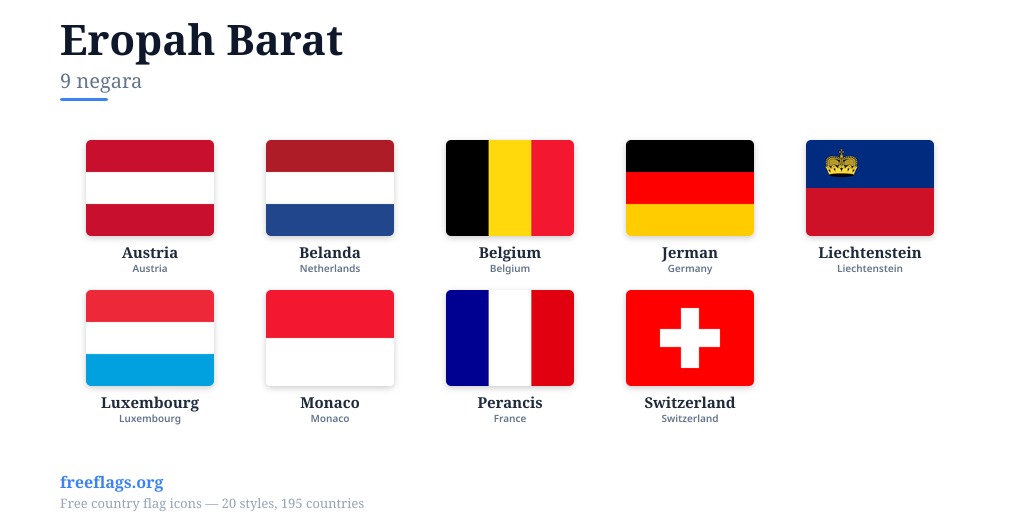 Eropah Barat Bendera Ahli