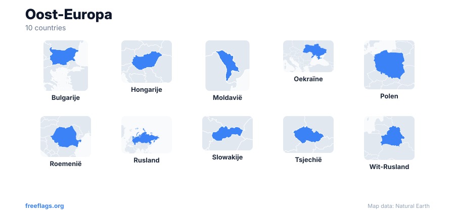 Oost-Europa Landvormen