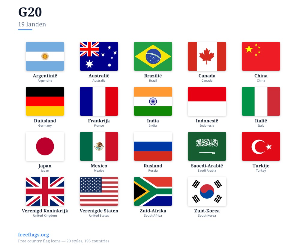 G20 Vlaggen