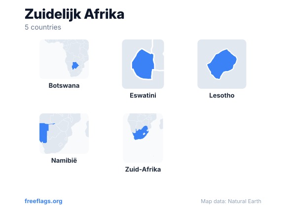 Zuidelijk Afrika Landvormen