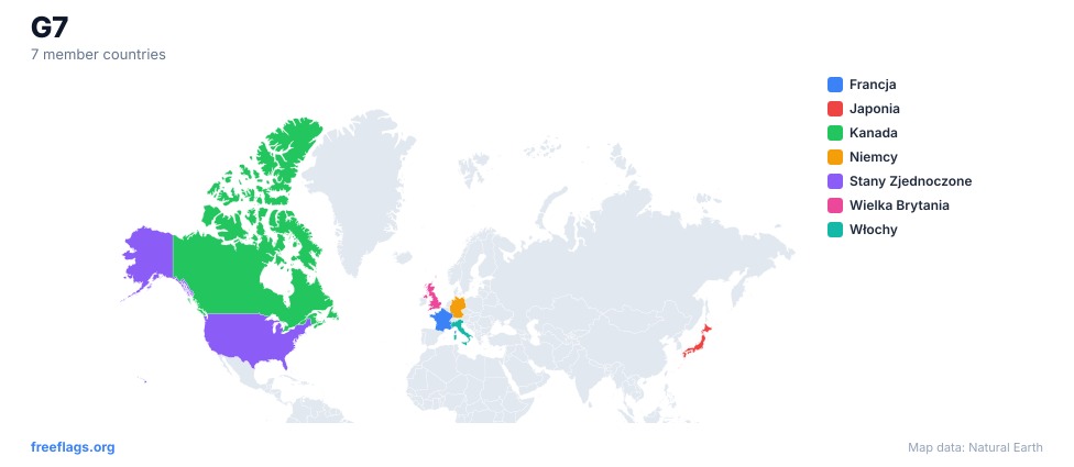 G7 Mapa Regionalna