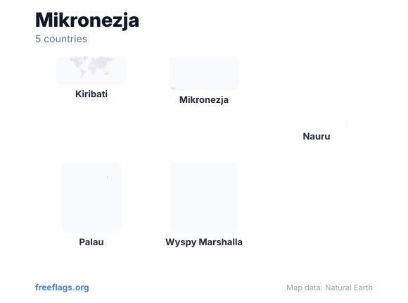Mikronezja Kształty Krajów