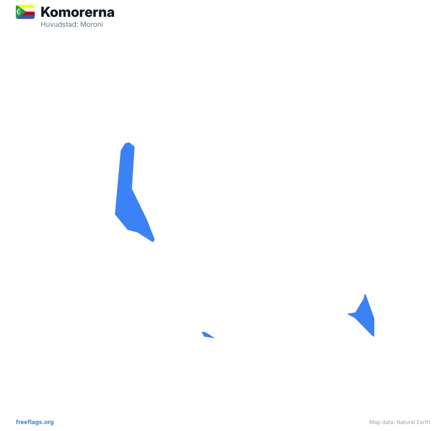 Komorerna map poster