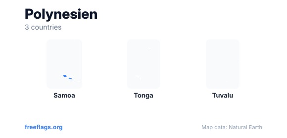 Polynesien Landsformer