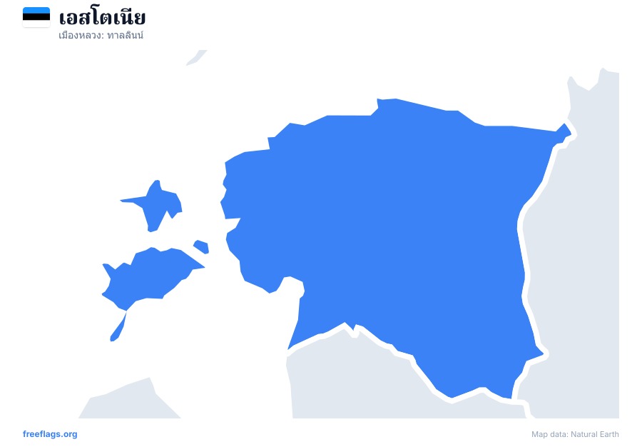 เอสโตเนีย map poster