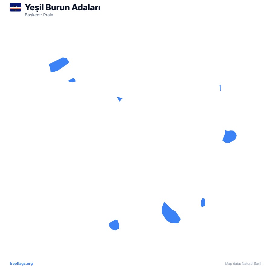 Yeşil Burun Adaları map poster