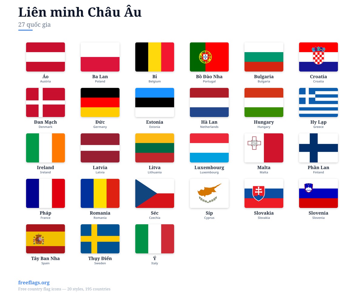 Liên minh Châu Âu Quốc kỳ