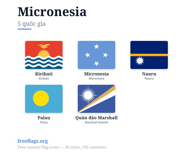 Micronesia Quốc kỳ