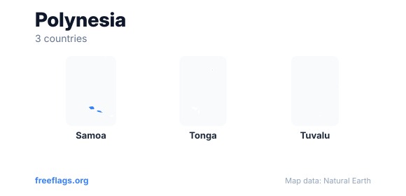 Polynesia Hình dạng Quốc gia